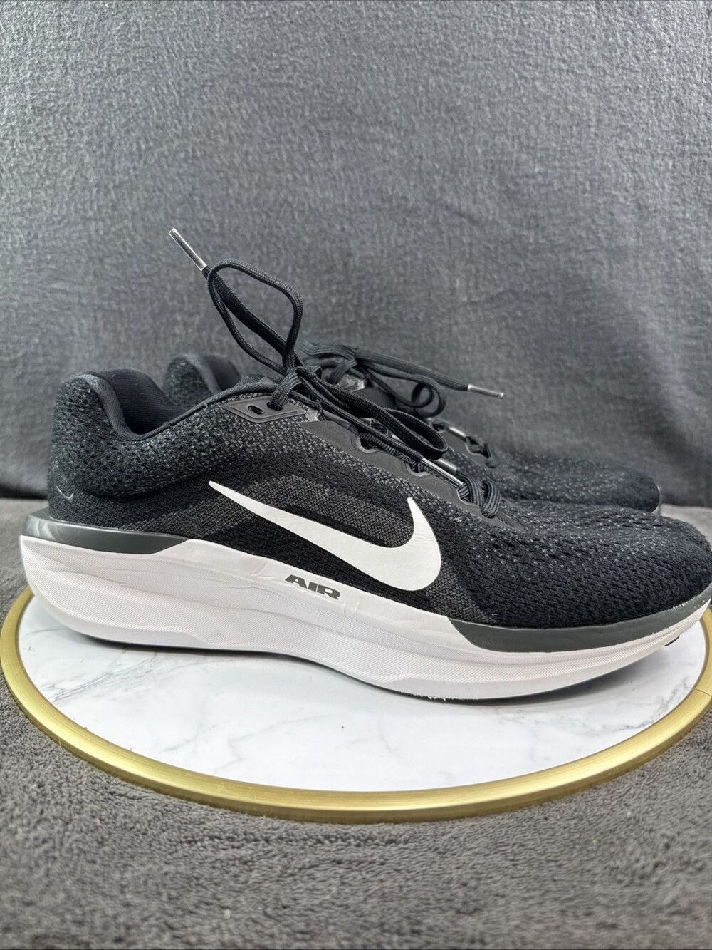 Nike Air Winflo 11 Black White Men Size 11 Road Running Shoes Athletic Sneakers